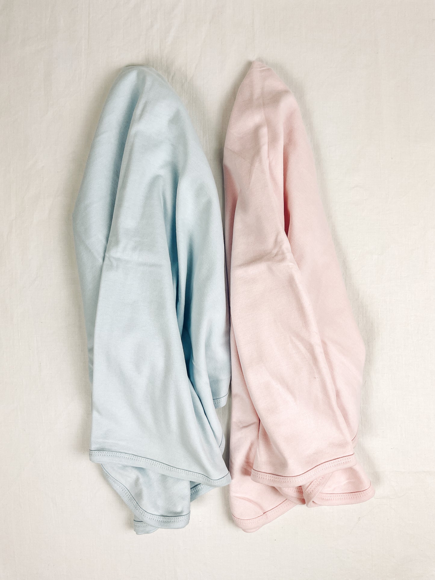 Cotton Receiving Blanket - Pink or Blue